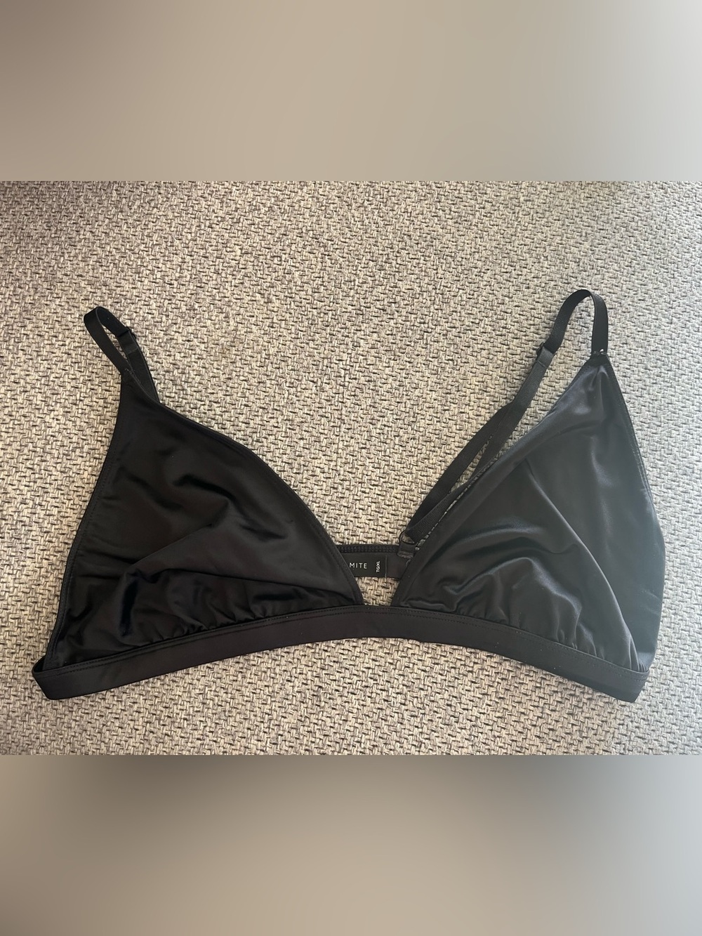 Dynamite Black Triangle Bralette